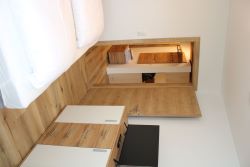 Appartement Seeleben Schlafzimmer